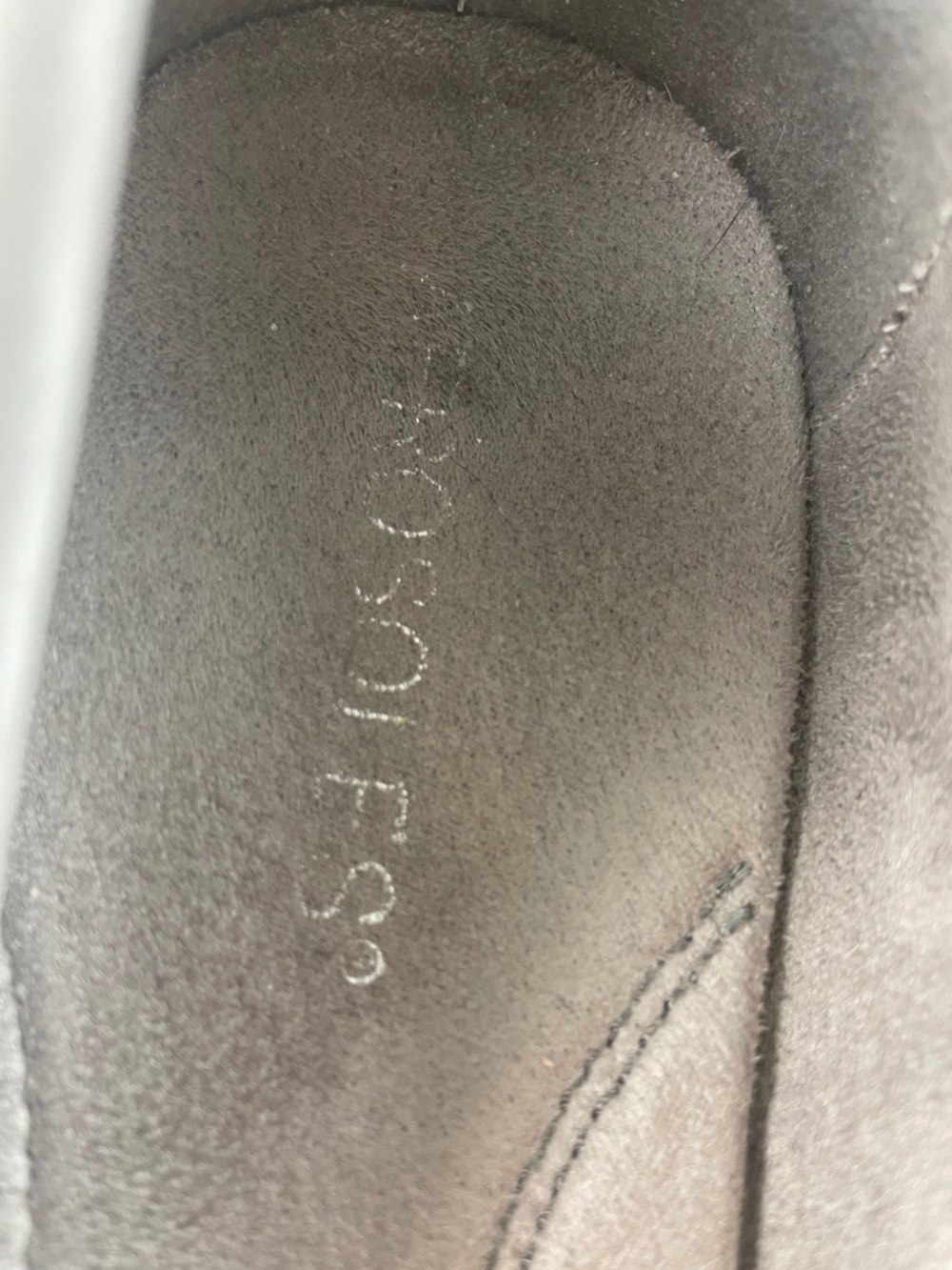 Aerosoles Gray Nubuck Slip-On Loafers Size 8.5 - Picture 6 of 12